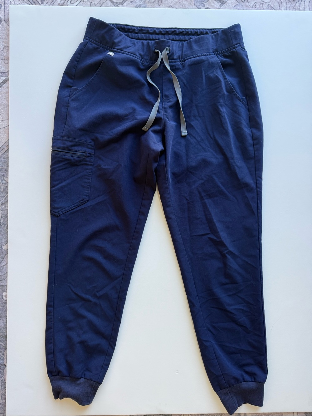 Figs Navy Jogger Scrub Bottoms Size Medium
